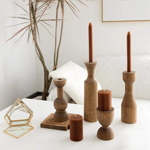 Conga Wooden Candle Holder gifts under 50