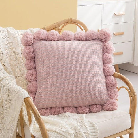smock-pompom-square-pillow-cover
