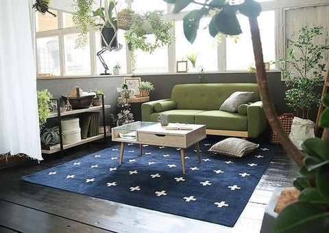 deep-blue-patterned-area-rug