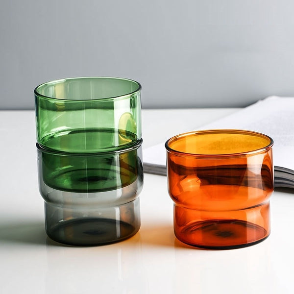 ANJOU WAVY Glass Cup: Crystal Clear Elegance for Eco-Friendly Sipping  Pleasure