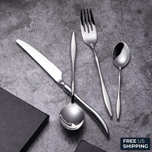 304 Stainless Steel Folding Cutlery Set 5 pieces - NWLKW015 - IdeaStage  Promotional Products