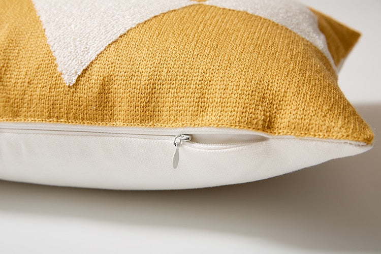 Modern Geometric Lumbar Pillow 12x20 inch