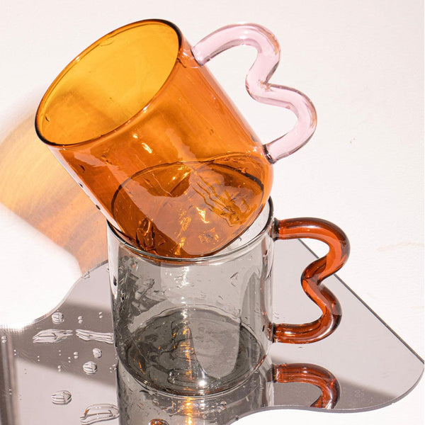 Rooibos Heat-Resistant Borosilicate Glass Tea Set Pot and Cups