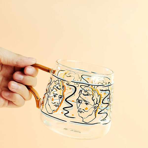 Double Wall Colored Glass Mug - Letifly Gifts Ideas