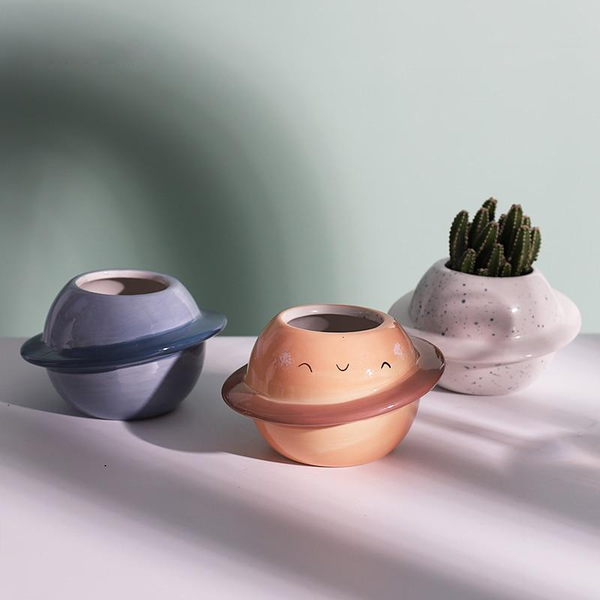 Visage Ceramic Planter