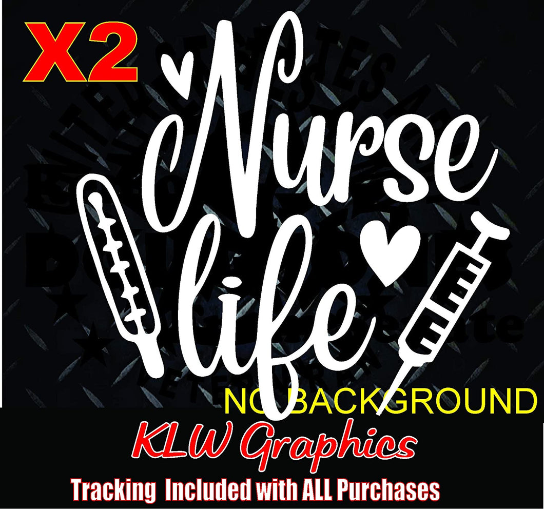 Nurse Life Vinyl Decal Sticker