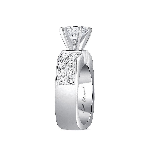 1-1/4 CT. T.W. Diamond Engagement Ring in 14K White Gold