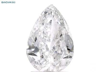 Pear Brilliant Diamond 2.3 CT F, SI1, With GIA Certificate