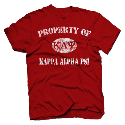 Kappa Psi PROPERTY OF VINTAGE T-shirt – Clothing Inc.