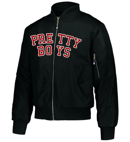 Burgundy Kappa Alpha Psi 3-Letter Satin Jacket - Jacket Makers