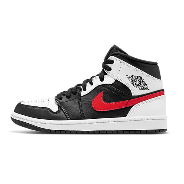 grey red and white jordan 1