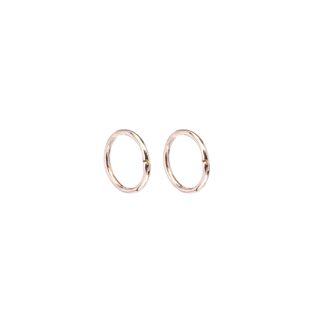 Tiny Pandora Gold Hoop Earrings - i and 