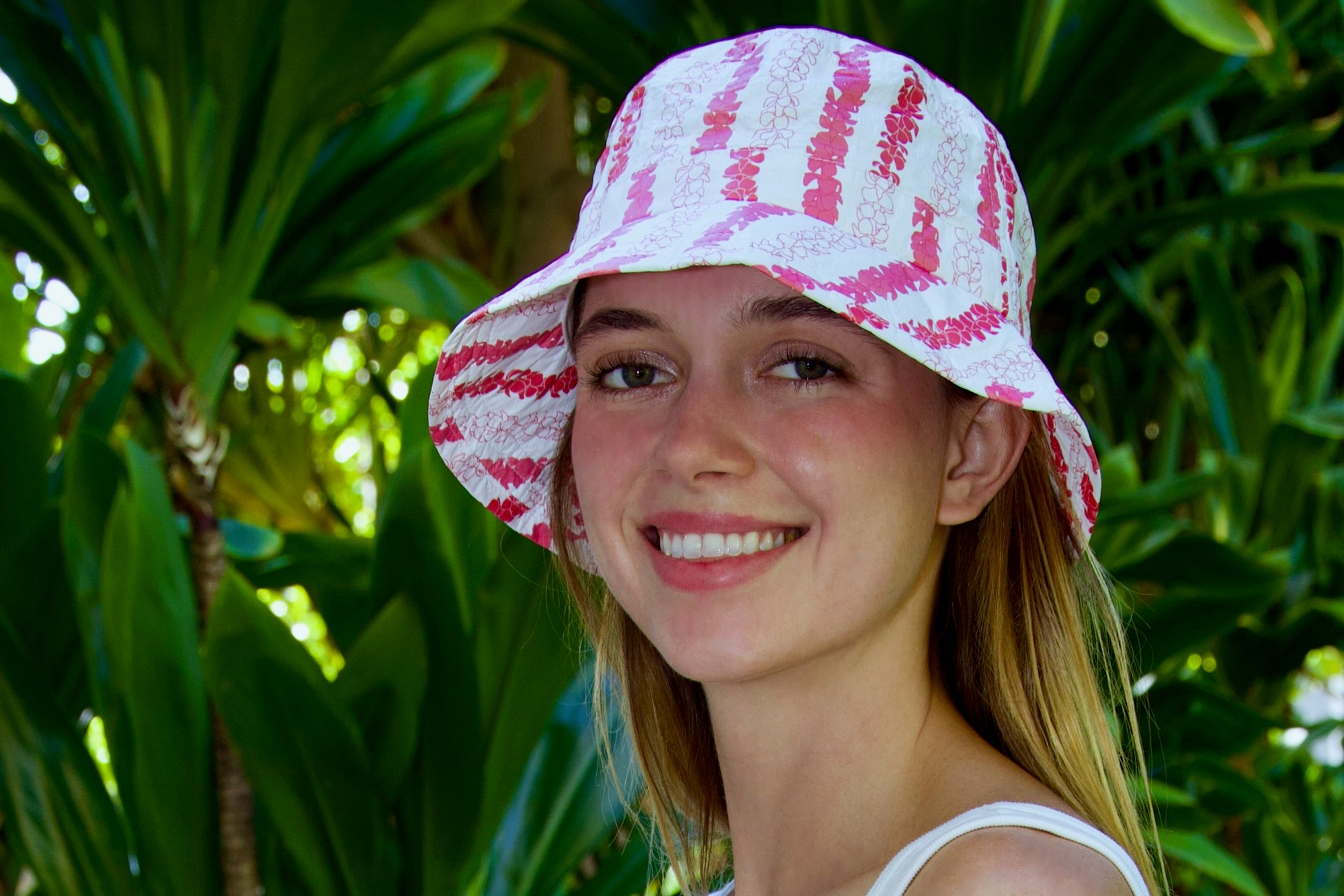 Women's Designer Bucket Hat, Bucket Hat Coco Palms