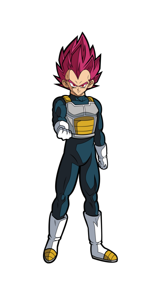 Dragon Ball Z Super Saiyan God Vegeta Figpin