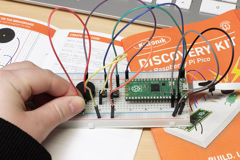 Introducing The Kitronik Discovery Kit For Raspberry Pi Pico experiment 4