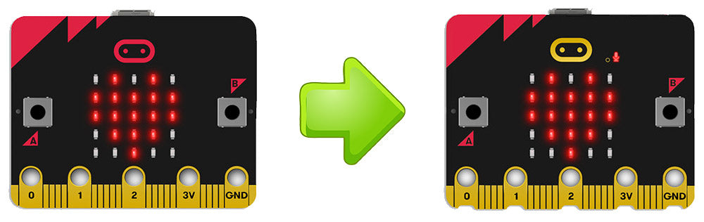 update microbit V1 hex to micro:bit V2 universal hex illustration