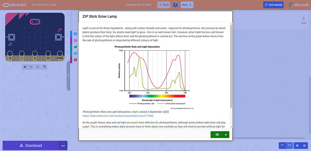 Online MakeCode Tutorials For The Greenhouse Kit D