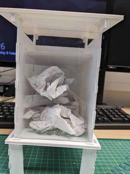 Air Quality HAT Outdoor Enclosure - Testing with Paper