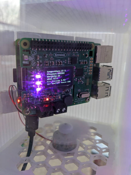 Air Quality HAT Outdoor Enclosure - Raspberry Pi HAT Display
