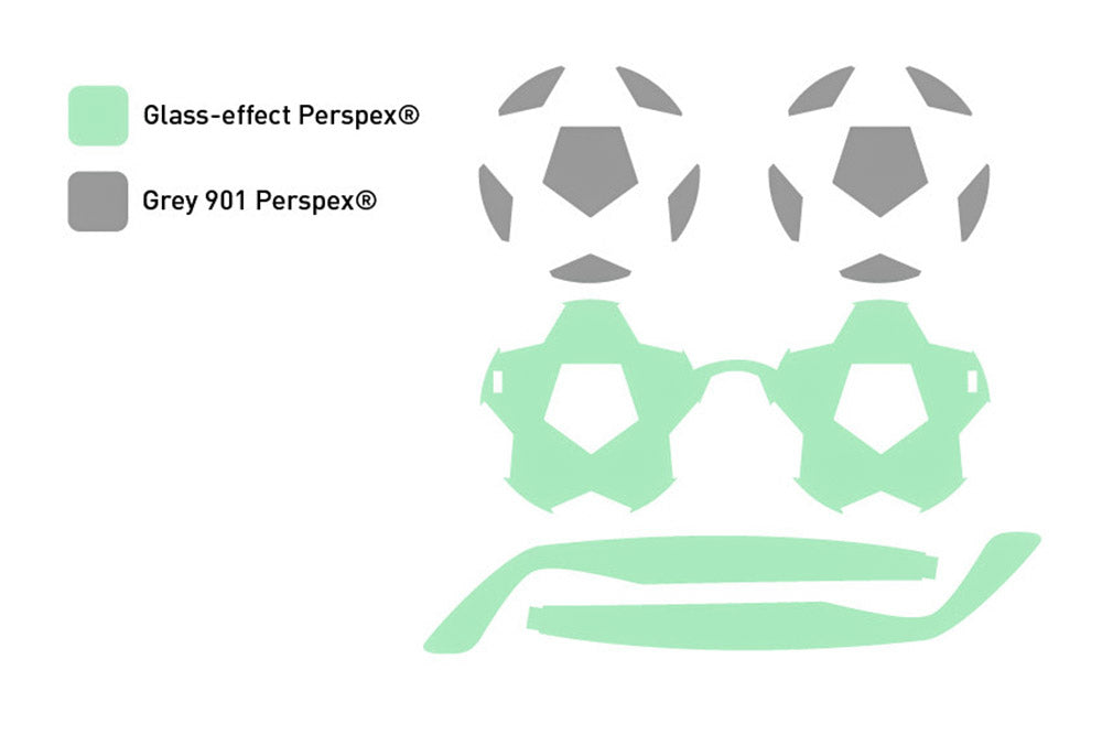 Make Laser Cut Perspex Custom Football Glasses 3