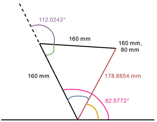 Pico Drawing Robot Arm Servo Angle Calculations