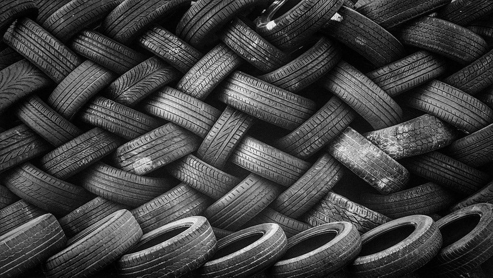 What Is A Resistant Material? stack of rubber tyres