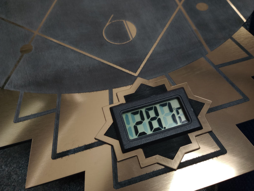 Make an Art Deco Clock with Temperature Module additional decoarations