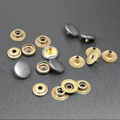 Solid brass flat split rings