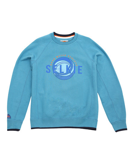 MEN'S CREWNECK SWEATSHIRT - TEAL – SELKIE – sweats