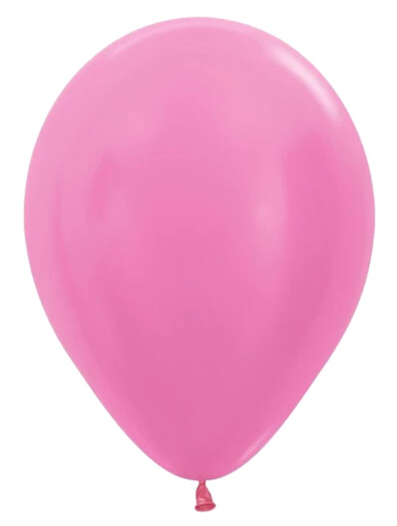 11" Sempertex Satin Pearl Fuchsia Latex Balloons (D) | 100 Count