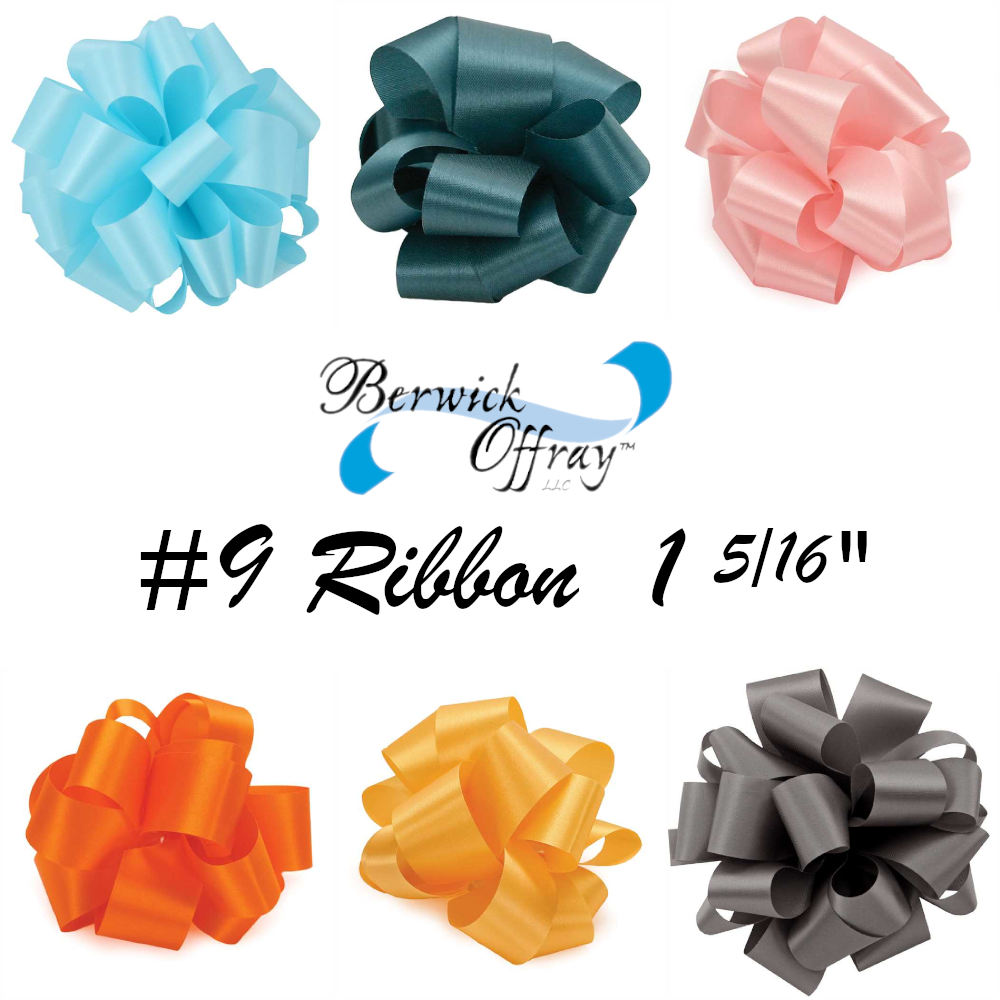 Offray Ribbon, Multi Color 1 1/2 inch Dot Grosgrain Ribbon 9 feet