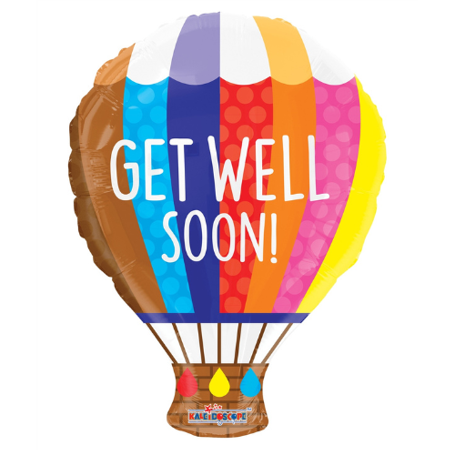 Conver 36 Get Well Bear Foil Balloon