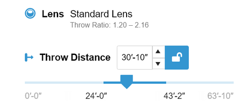 Projector Throw Distance