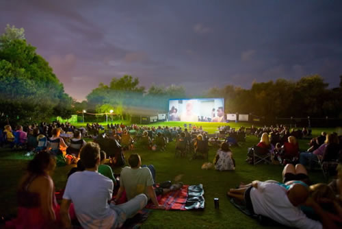 Outdoor Movies at the Coffs Harbour Open Air Cinema, Australia