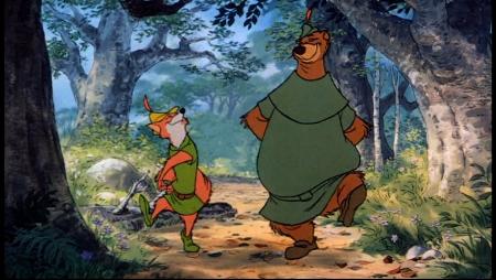 Robin Hood and Friar Tuck characters