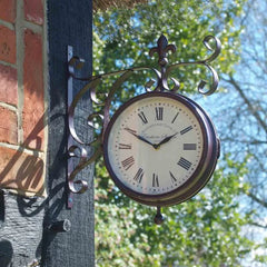 outdoor decor clock