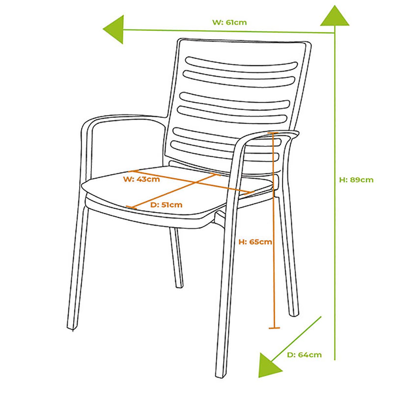 Hartman | Aurora 2 Seat Aluminium Bistro Set