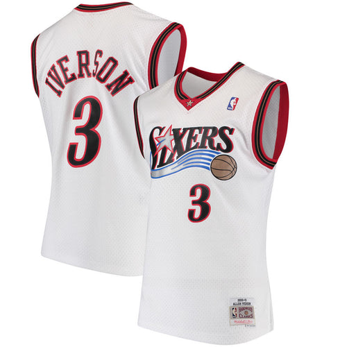 allen iverson 76ers throwback jersey