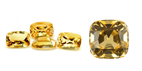 Citrine Yellow Topaz November birthstone gem jewelry MANAL PARIS