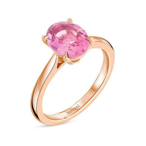 Pink Tourmaline Ring Ispahane Joaillerie Manal Paris