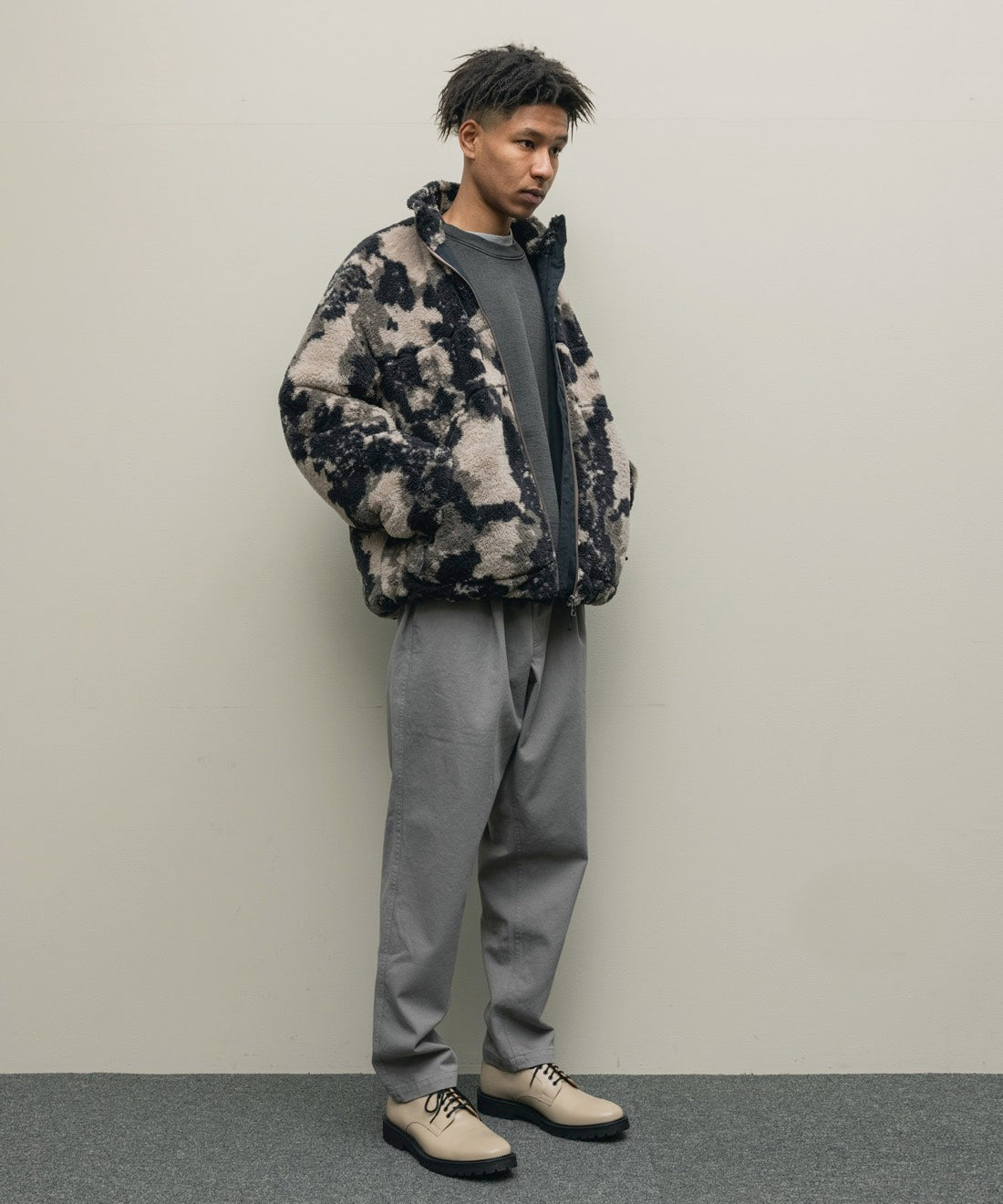 BAL バル PULSE PATTERN FLEECE PANT - パンツ