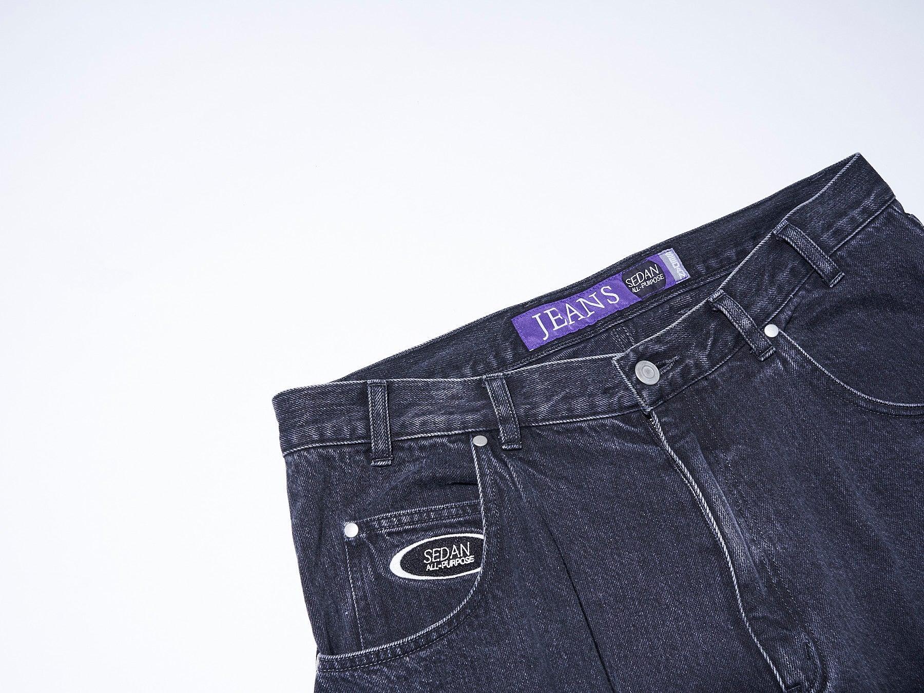 SEDAN ALL-PURPOSE OVAL LOGO DENIM PANT almazroui-me.com