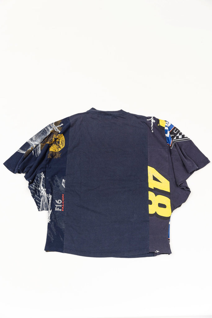REMAKE T-SHIRTS by BRONCOS(NAVY) -AWESOME BOY × ICHIRYU MADE