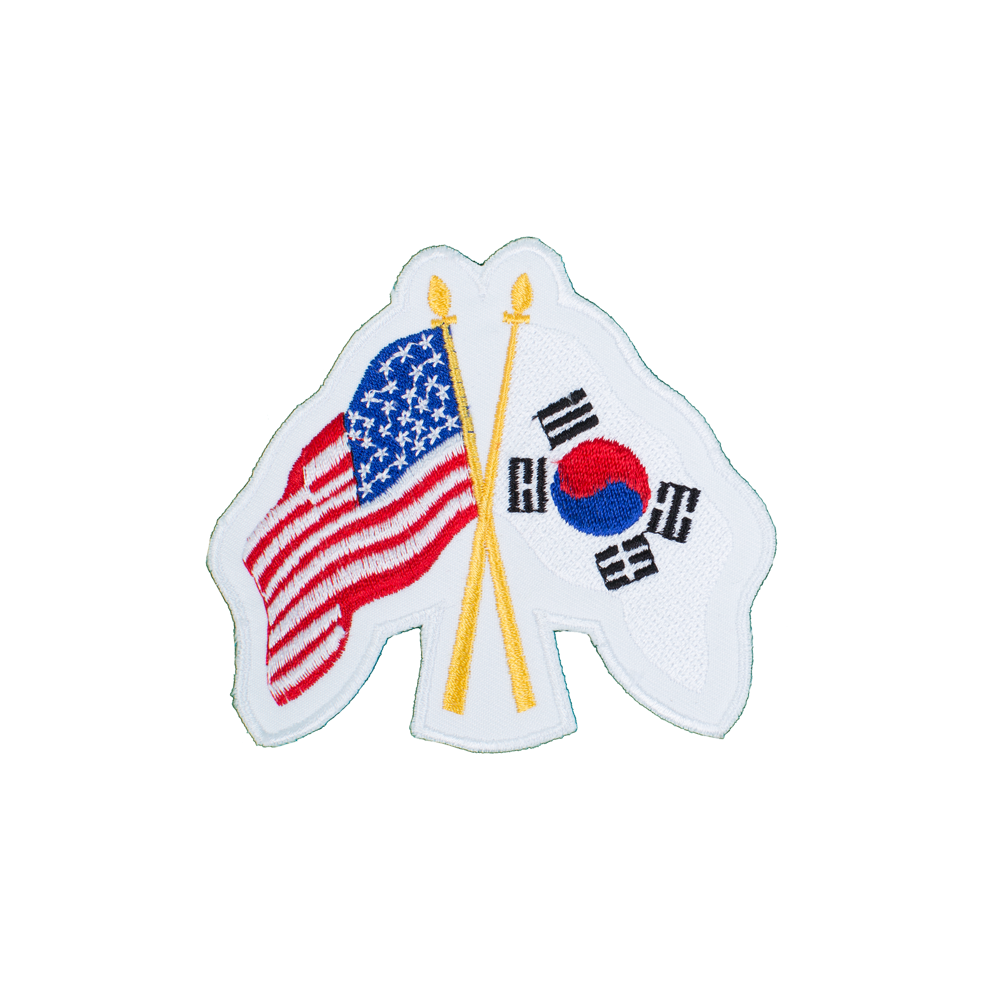 Flag Patch With County Name - Best Martial Arts / MOOTO USA