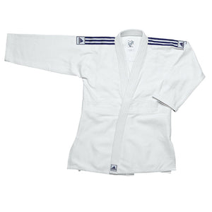 Adidas "Training" Judo Gi (White, Blue) - Best Martial / MOOTO USA