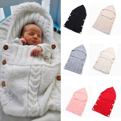 Knitted Sleeping Bag For Baby