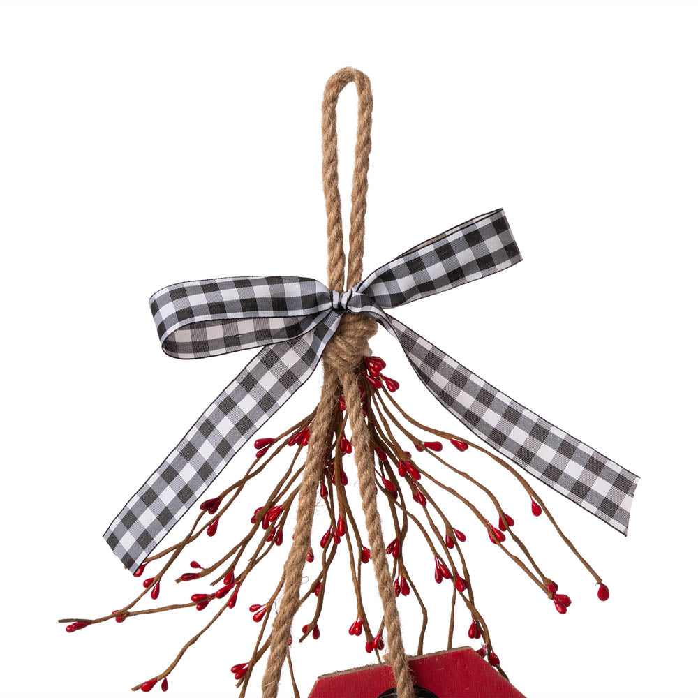 24"H Valentine's Wooden Doorknorb Hanging Decor