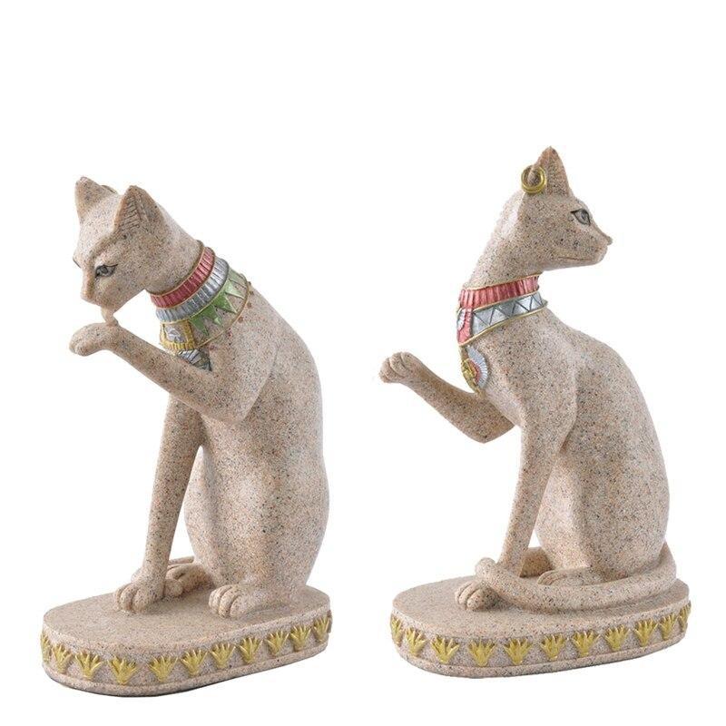 Statuette Egyptienne De Chat La Porte Du Bonheur