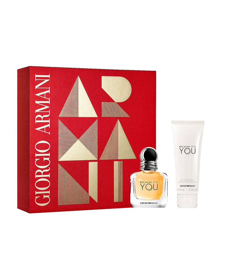 armani because it's you body lotion 75ml