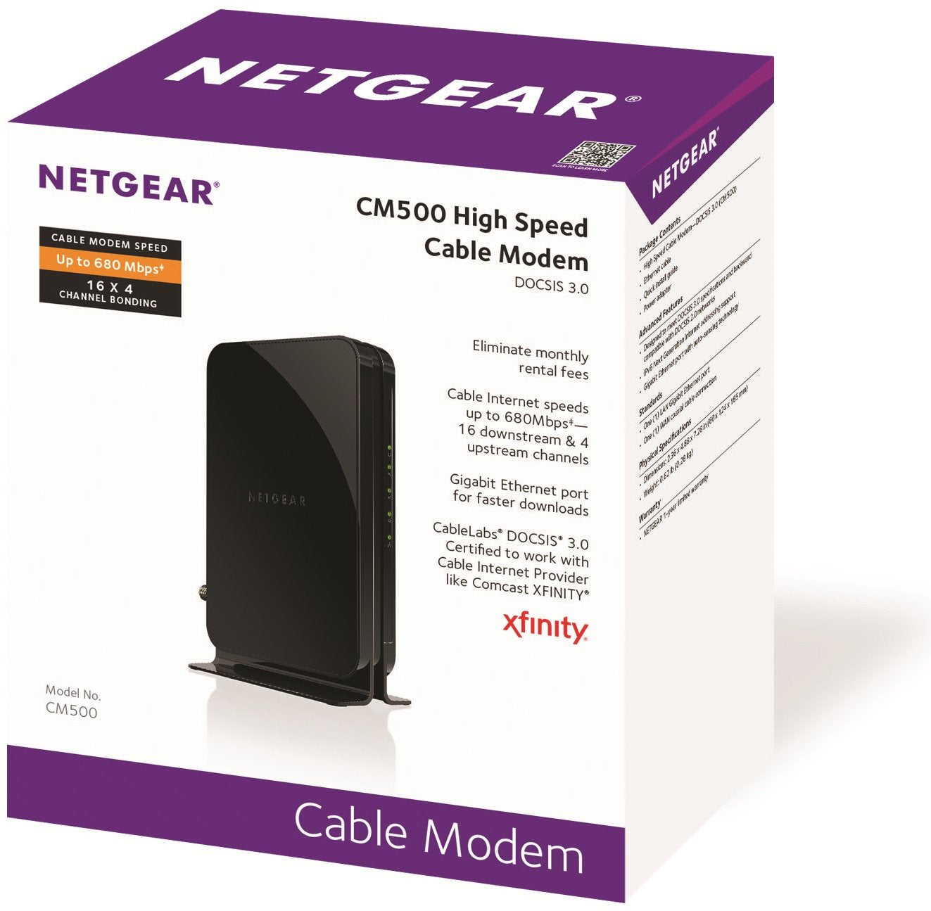 Netgear Cm500 High Speed Cable Modem Sparta Gadgets